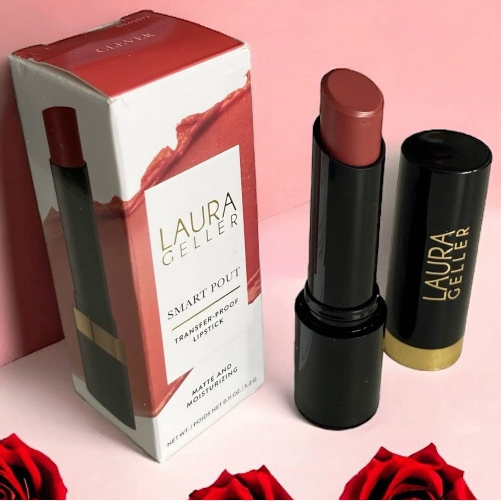 Laura Geller Smart Pout Transfer Proof Matte Lipstick pick ur shade 3.2g NIB